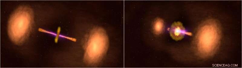 NASA Missions Uncover Jet‑Like Structure in Active Galaxy TXS 0128+554