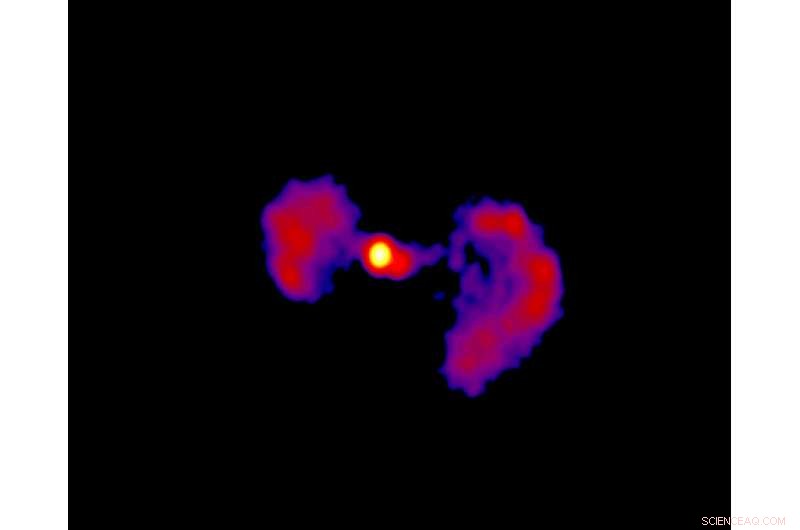 NASA Missions Uncover Jet‑Like Structure in Active Galaxy TXS 0128+554
