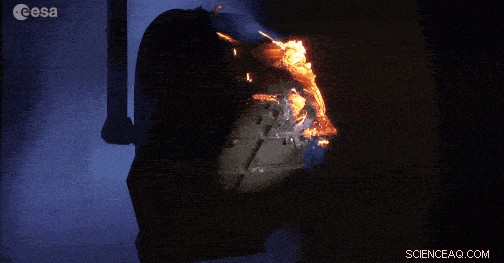 Simulating Satellite Reentry: Testing Burn‑Up in a Plasma Wind Tunnel