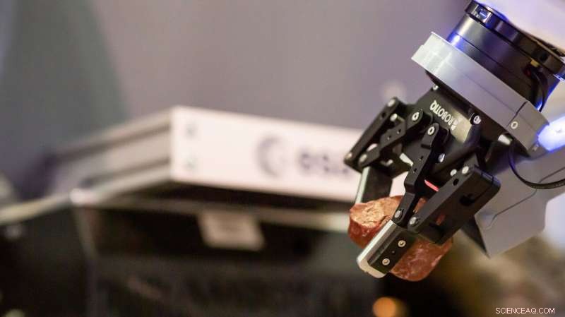 ESA s Interact Rover Demonstrates Remote Gripper Operations from Germany