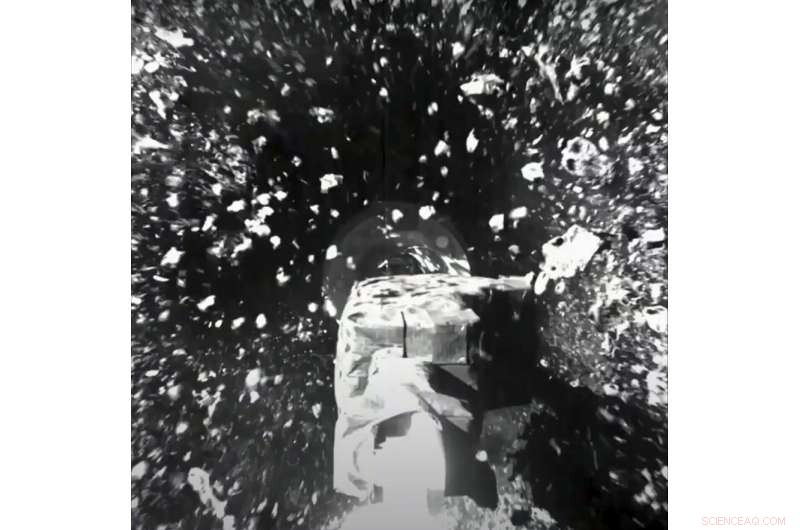 NASA’s OSIRIS‑REX Triggers Asteroid Bennu Rubble During Sample Capture