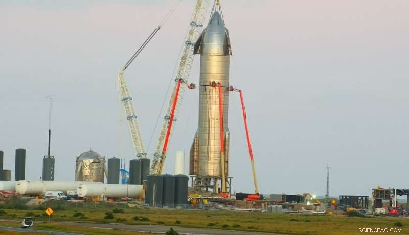 SpaceX Starship SN8 Completes Static Fire Test, Gains Nose Cone for Upcoming 15‑km Hop