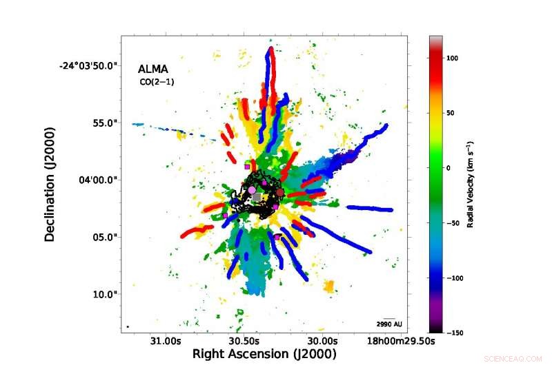ALMA Uncovers Violent Cosmic Explosion: Evidence of Massive Protostar Merging
