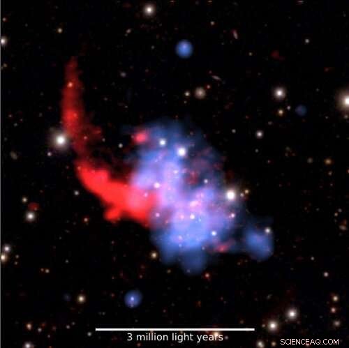 Scientists Witness Giant Galaxy Cluster Collisions in the Early Universe