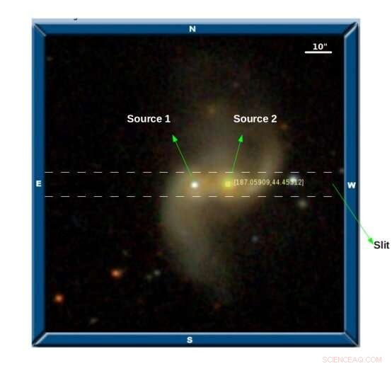New Study Reveals Dual Nuclei in Merging Galaxy Mrk 212