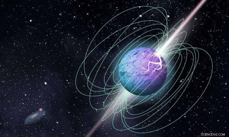 Milky Way Magnetar Emits Short, Intense Radio Burst