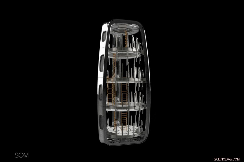 ESA Engineers Evaluate Skidmore, Owings & Merrill s Moon Village Habitat Design