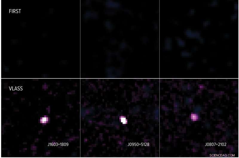 VLA Sky Survey Uncovers Newborn Jets in Distant Galaxies