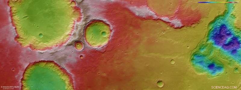 Mars  Pyrrhae Regio: Dramatic Collapses and Crater Formation