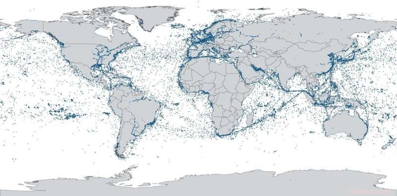 ESA’s ESAIL Satellite Unveils First Comprehensive Global Shipping Map