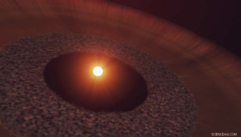 Fast‑Moving Gas Stream Detected from Young Star: Icy Comet Vapor Drives Outflow