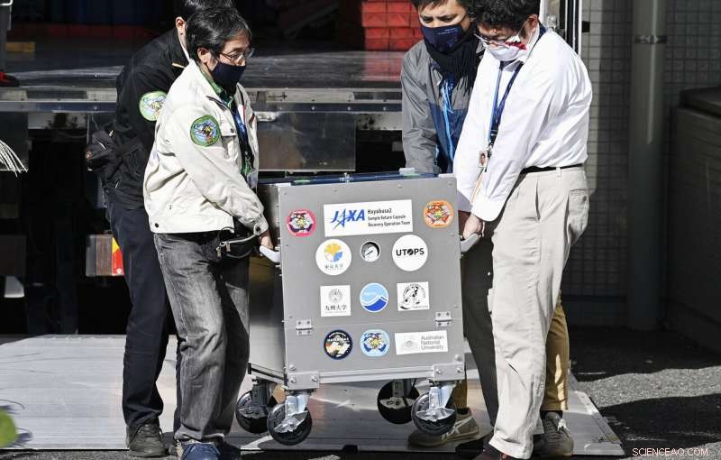 Asteroid Sample Capsule Arrives in Japan for Groundbreaking Research