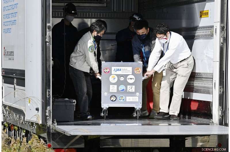 Asteroid Sample Capsule Arrives in Japan for Groundbreaking Research