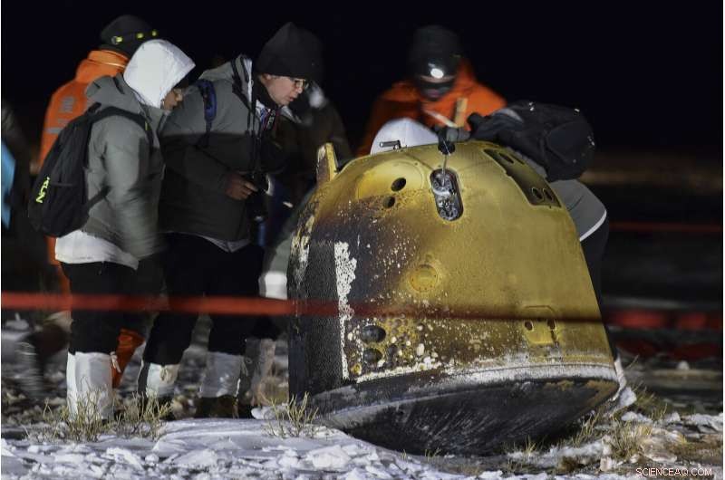 Chinese Lunar Capsule Successfully Lands on Earth, Bringing Back Fresh Moon Rocks