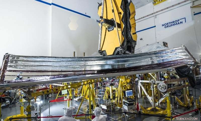 NASA’s Webb Space Telescope Sunshield Successfully Deploys, Meets Final Tension Test