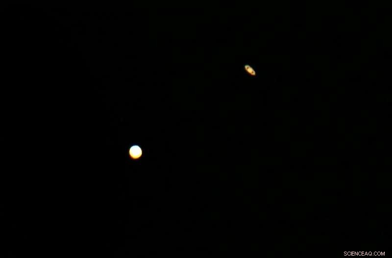 Jupiter & Saturn Align in Rare Great Conjunction Tonight