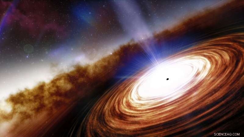 New Record: Most Distant Quasar Illuminates Early Black Hole Growth