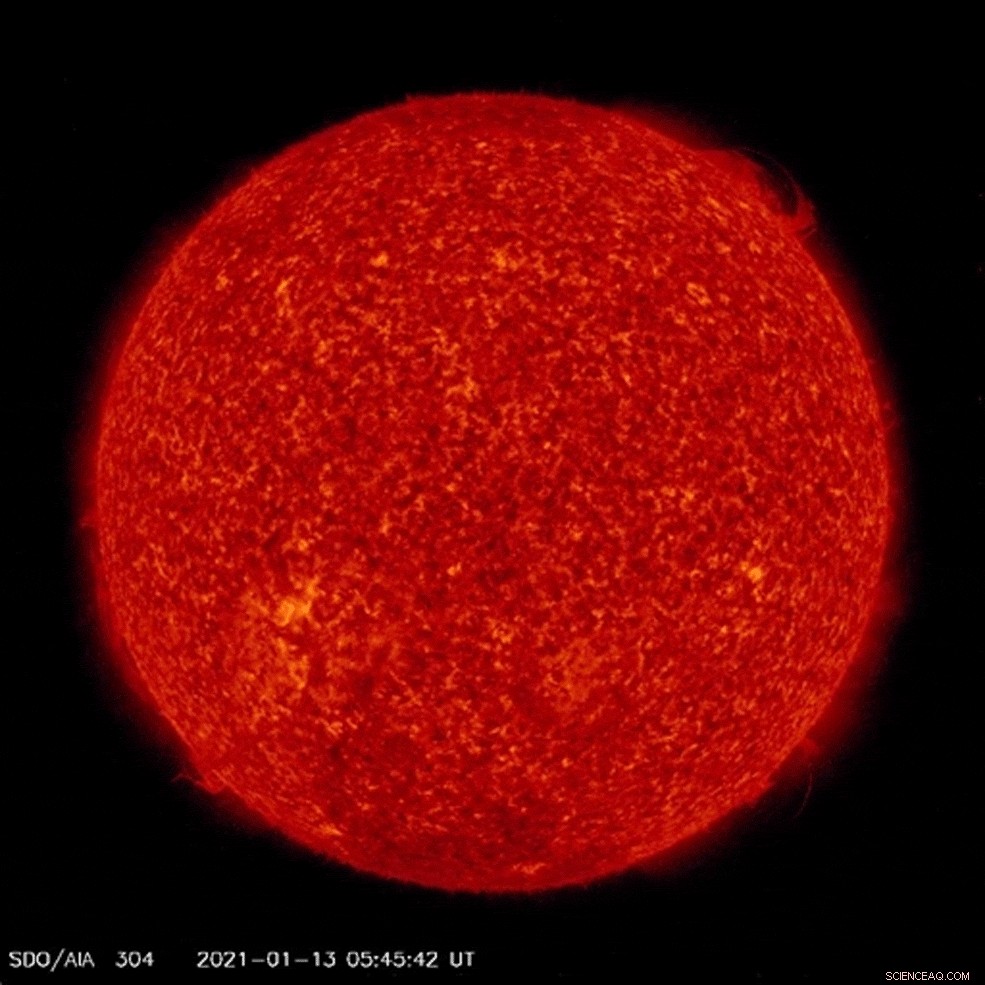 NASA’s Solar Dynamics Observatory Captures First Lunar Transit of 2021
