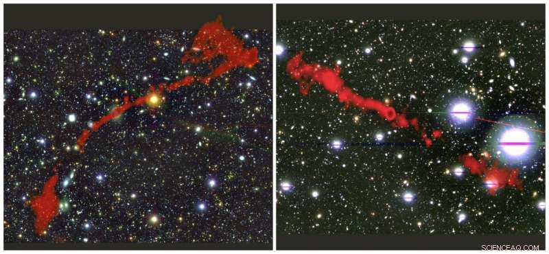 Discovering Cosmic Giants: Where to Spot Two Newly Found Radio Galaxies