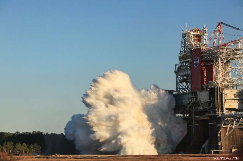 NASA Shortens RS-25 Engine Test for Artemis Lunar Mission