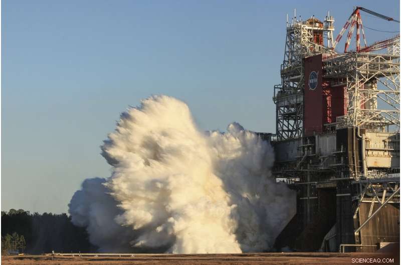 NASA Rocket Test Cut Short; Redo May Impact Moon Mission