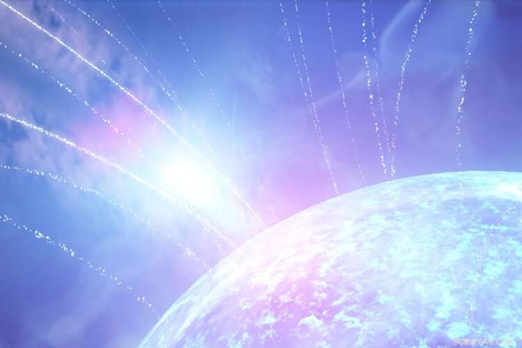 Astronomers Reveal Powerful Magnetar Flare in Nearby Galaxies