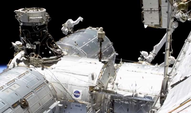 ISS Astronauts Upgrade European Lab with New High‑Speed Data Link During Spacewalk