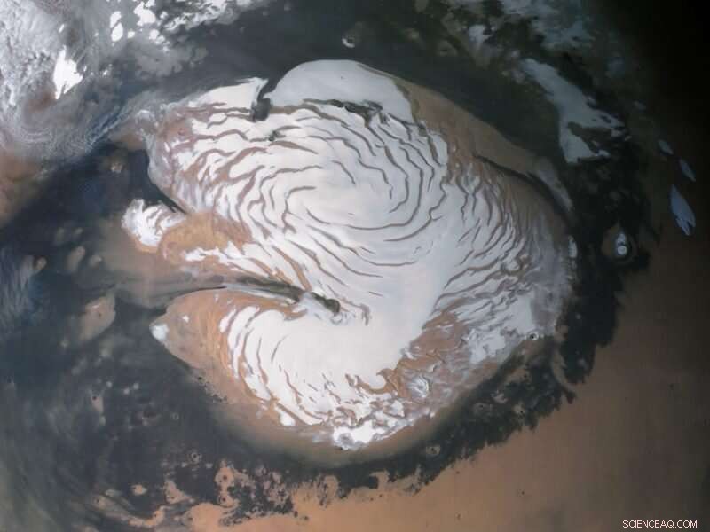 Unveiling the Age of Mars  North Polar Ice Cap