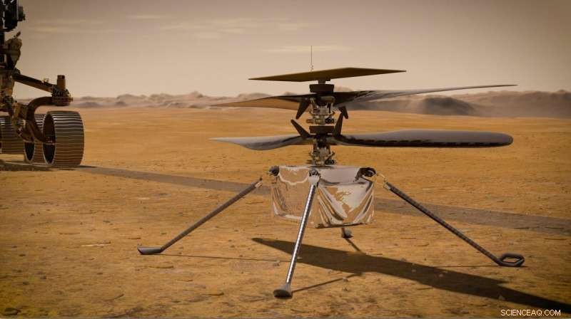 NASA’s Ingenuity Mars Helicopter Sends First Status Report