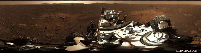 Perseverance Rover Captures First 360° HD Panorama of Jezero Landing Site