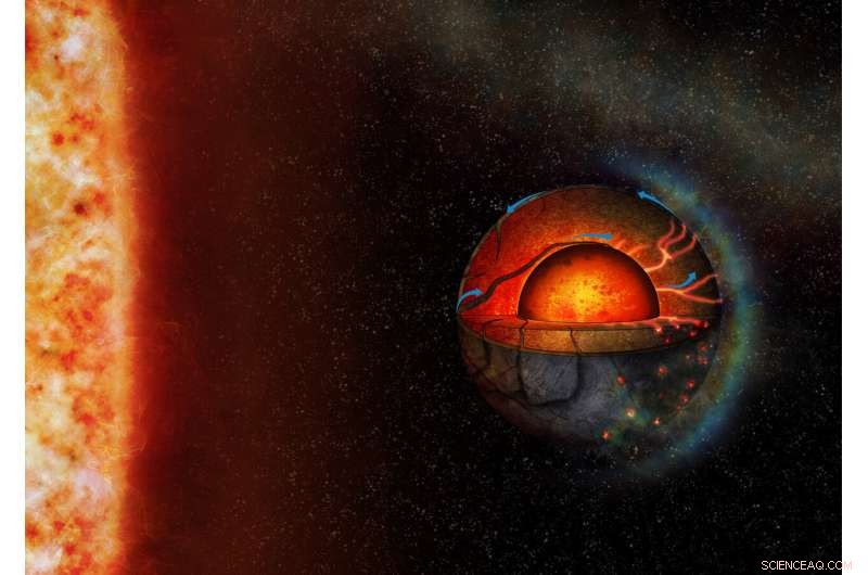 Scientists Explore Volcanic Activity That Could Light Up Exoplanet LHS 3844b s Night Sky