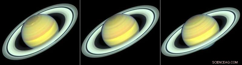 Hubble Reveals Saturn’s Seasonal Atmospheric Changes