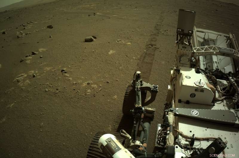 NASA’s Perseverance Rover Records First Audio of Driving on Mars