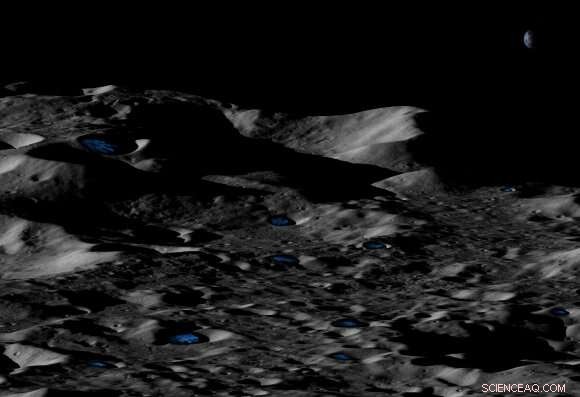 Leveraging Beamed Energy for In-Depth Exploration of the Moon’s Shadowed Regions