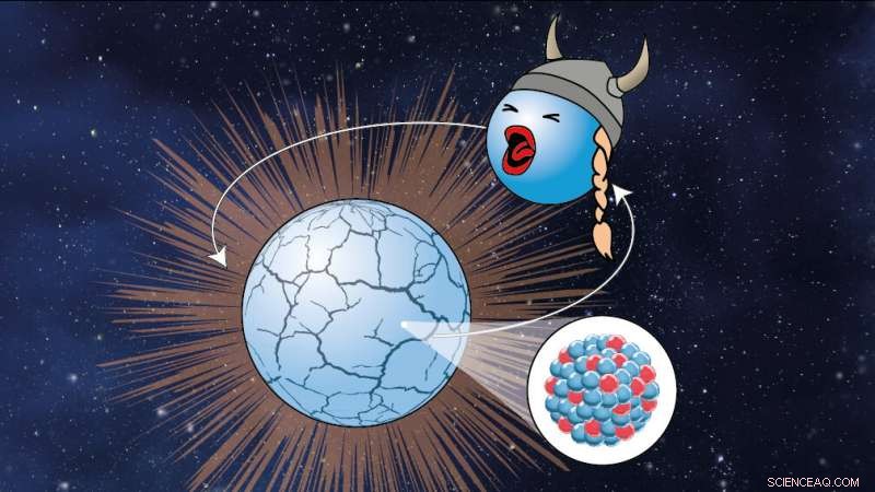 Merging Neutron Stars Reveal Secrets of Subatomic Forces