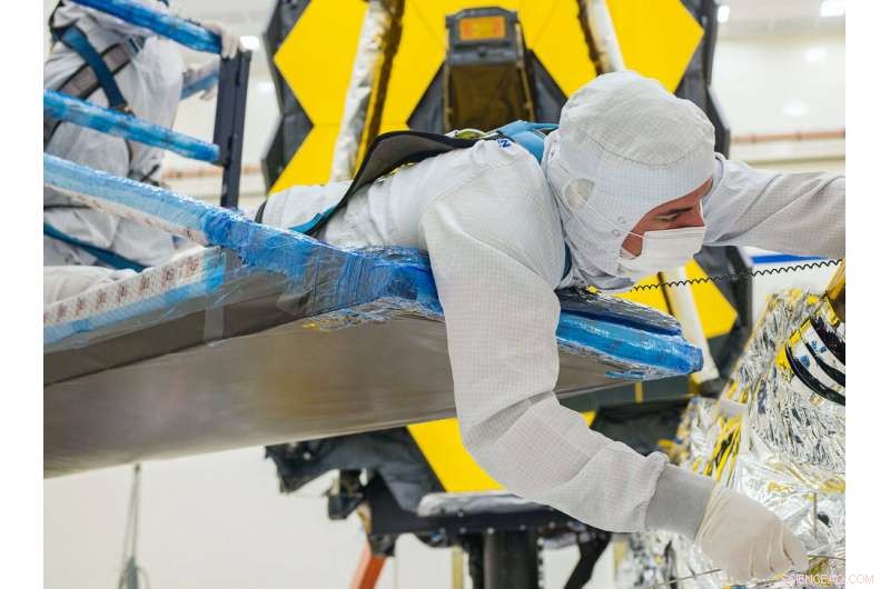 NASA s Webb Telescope Successfully Packs Sunshield for Milestone 1.5 Million km Journey