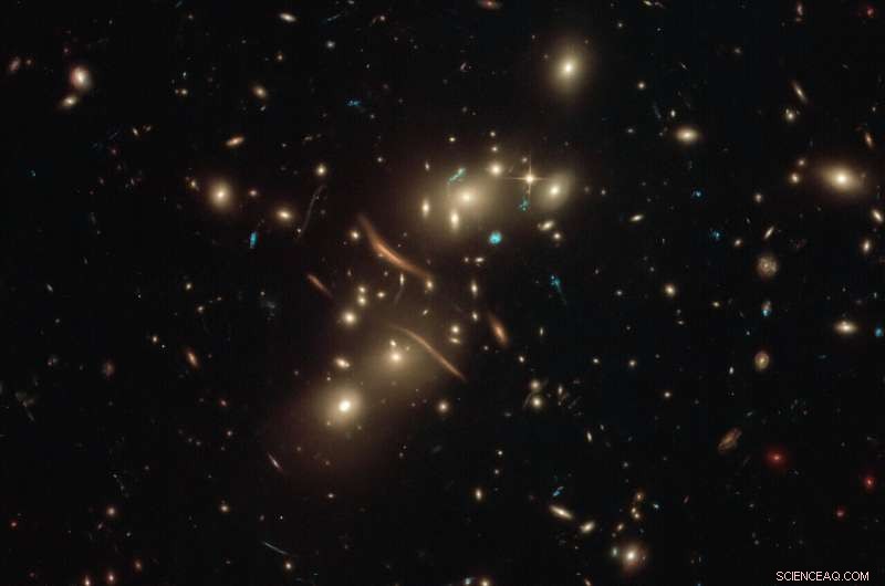Hubble Reveals Cosmic Light Bending in Abell 2813