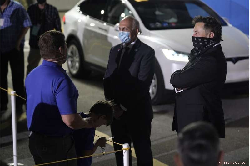 Astronauts Arrive at Launch Pad for SpaceX Crew Mission Using Reused Rocket