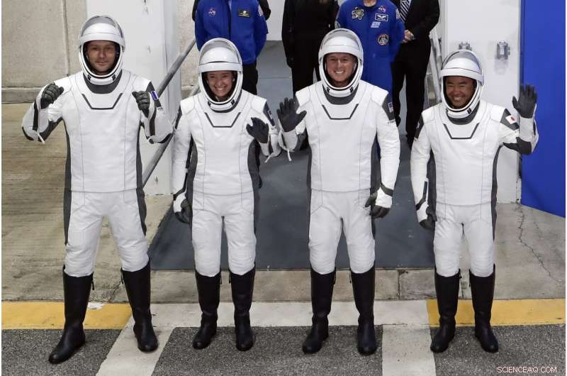 SpaceX Launches Third Crew on Reused Falcon 9 and Crew Dragon