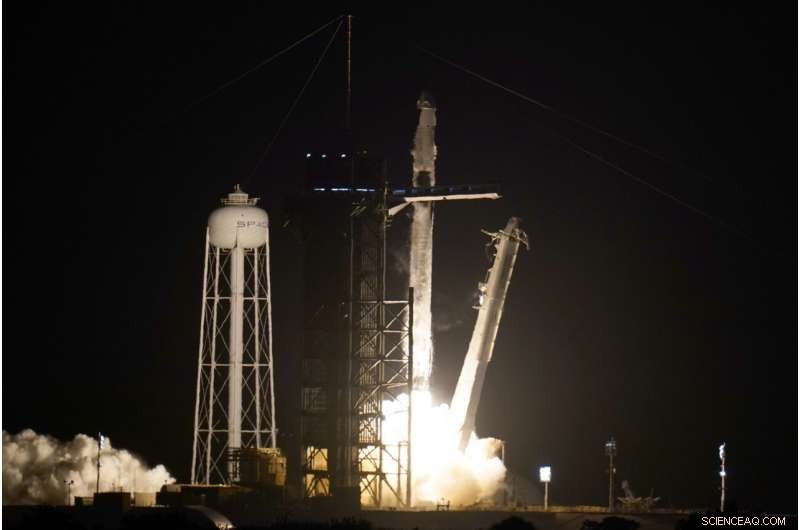 SpaceX Launches Third Crew on Reused Falcon 9 and Crew Dragon