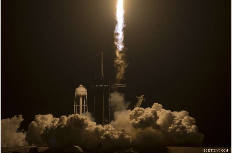 SpaceX Launches Third Crew on Reused Falcon 9 and Crew Dragon