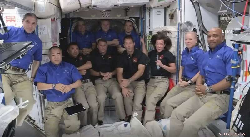 SpaceX Dragon Docking Brings Record-Breaking Crowd to the ISS
