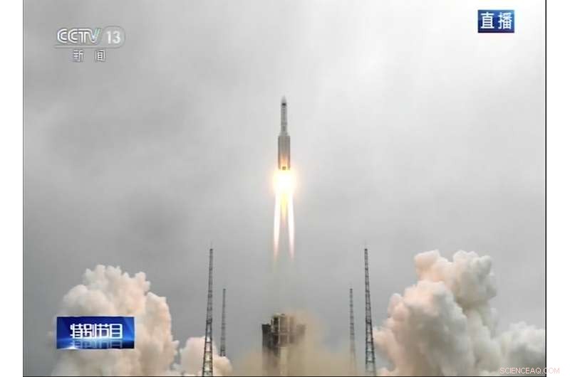 China Launches Core Module of First Permanent Space Station