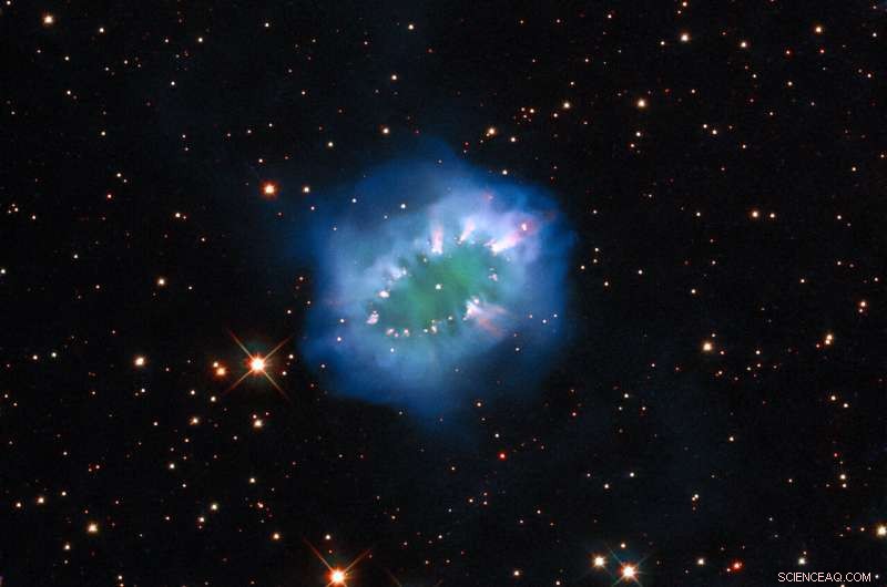 Hubble Captures the Stunning Necklace Nebula: A Cosmic Ring of Stellar Dust and Gas