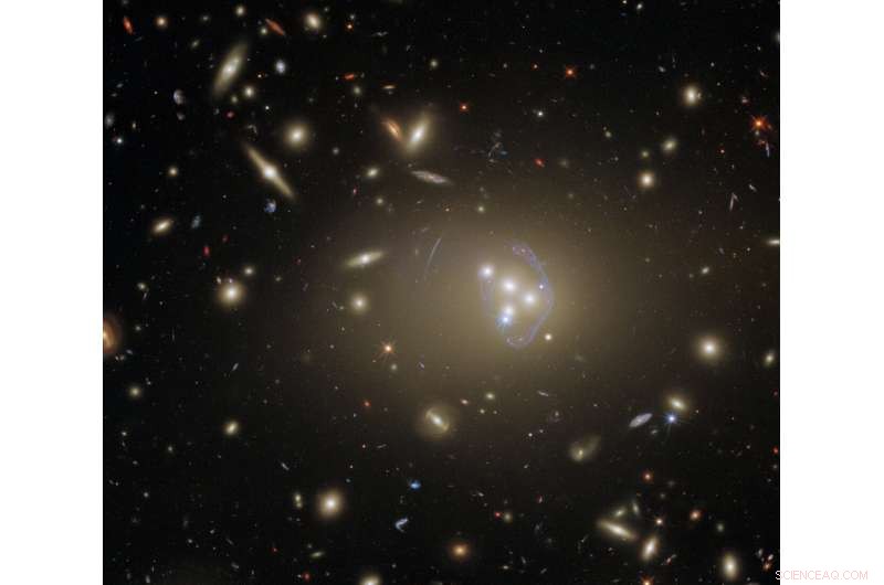 Hubble Captures Stunning Image of Abell 3827, Illuminating Dark Matter Mysteries