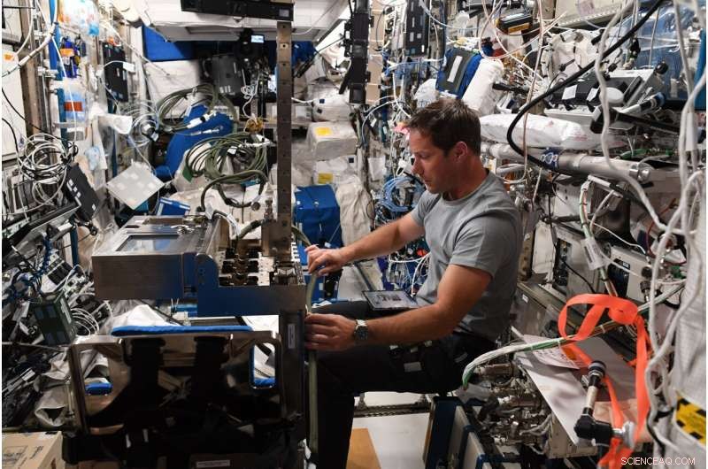 ESA Astronauts Advance Space Research with Ongoing Experiments on the ISS