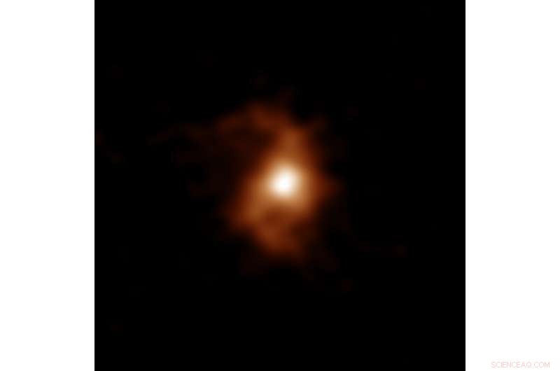 ALMA Reveals First Spiral Galaxy Only 1.4 Billion Years After the Big Bang