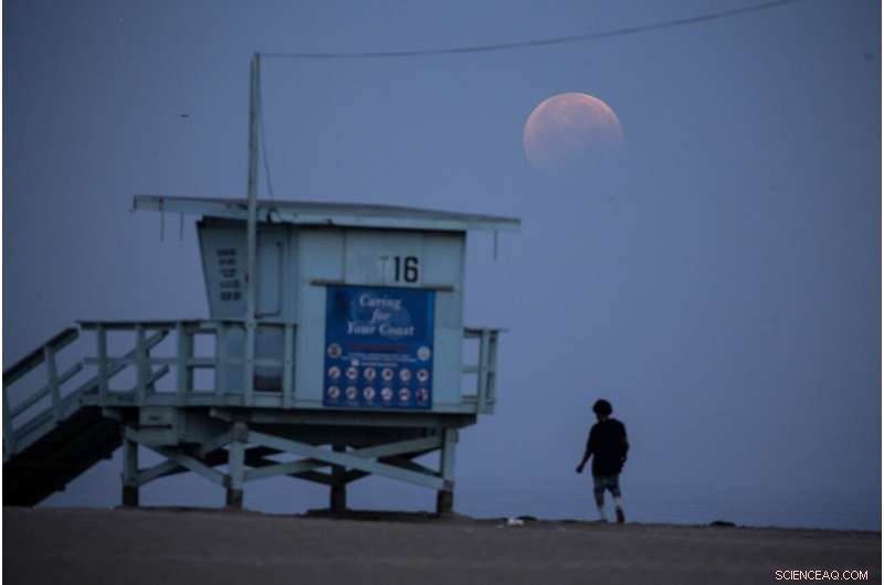 Experience the Spectacular Super Blood Moon Eclipse Over Sanur Beach, Bali