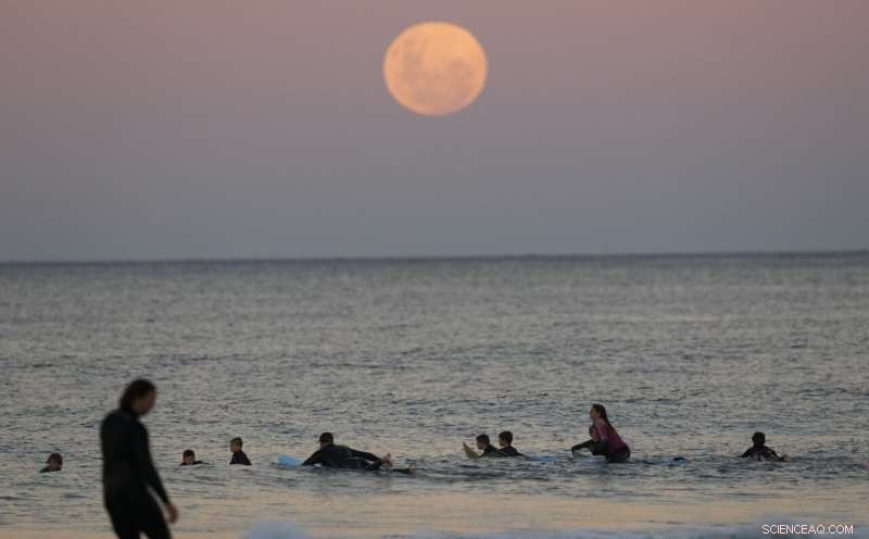 Experience the Spectacular Super Blood Moon Eclipse Over Sanur Beach, Bali