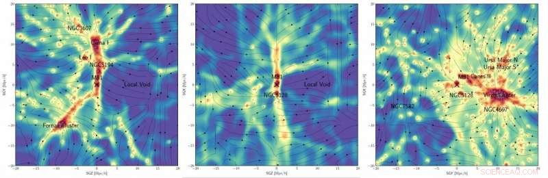 Local Cosmic Web Revealed: Dark Matter Map Uncovers Hidden Galactic Bridges
